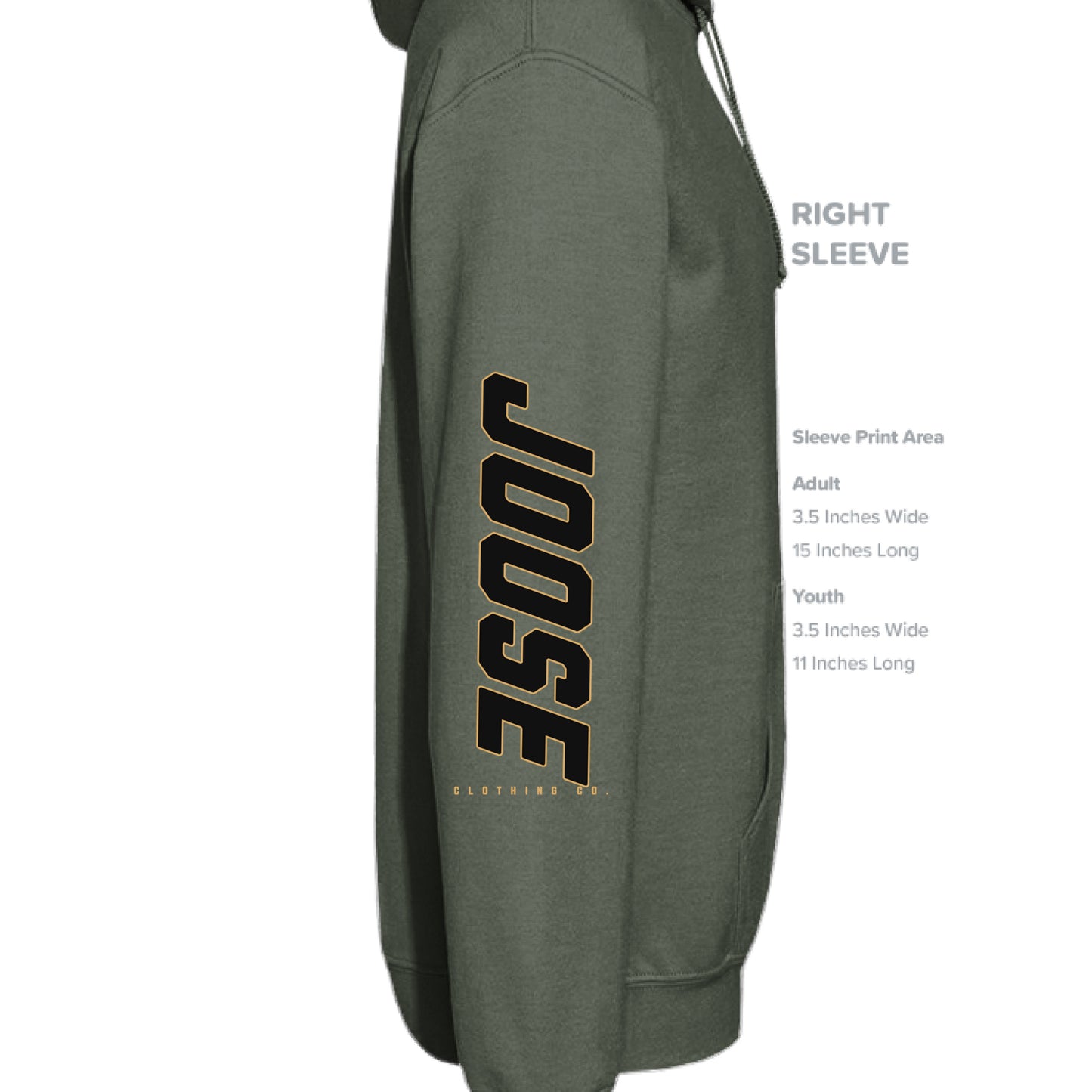 MILITARY GREEN - SLEEVE_RIGHT