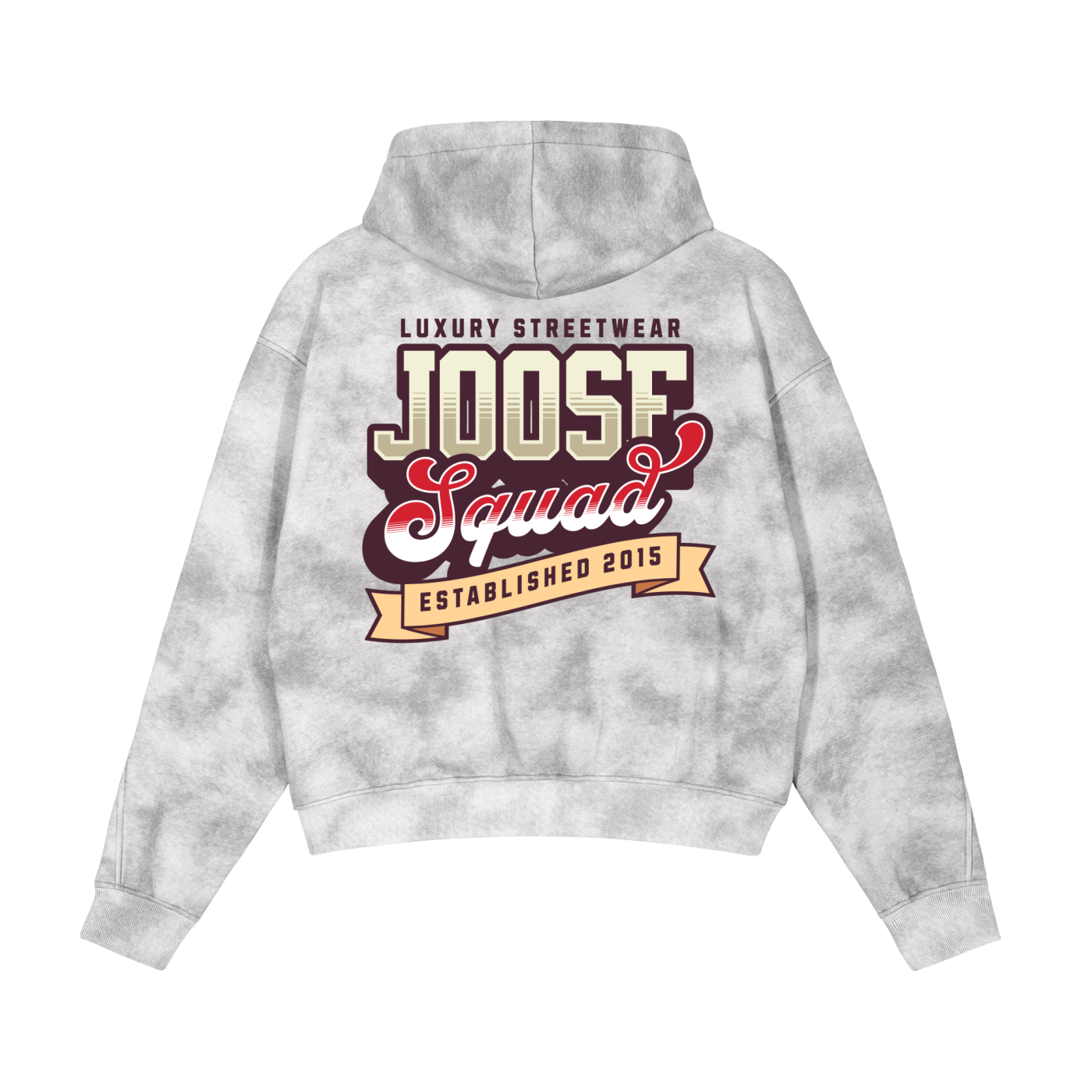 Dirty Washed Zip-Up Fleece Hoodie