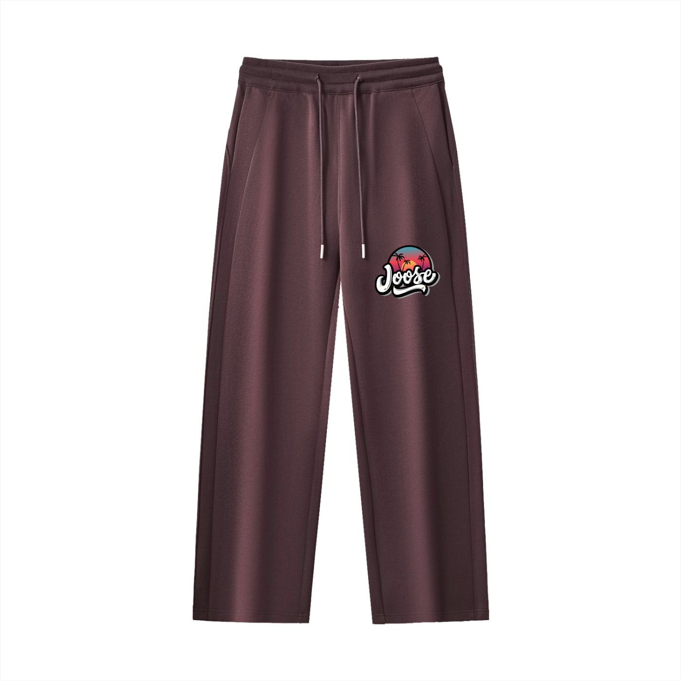 Essential Drawstring Straight-Leg Sweatpants