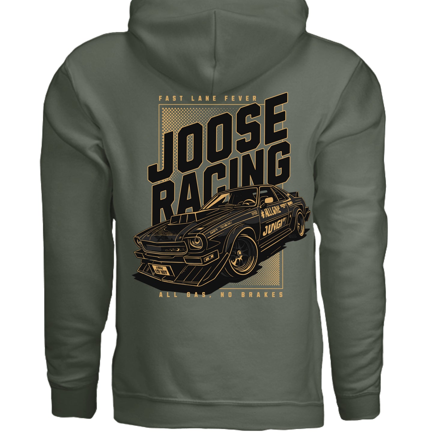 MILITARY GREEN - BACK