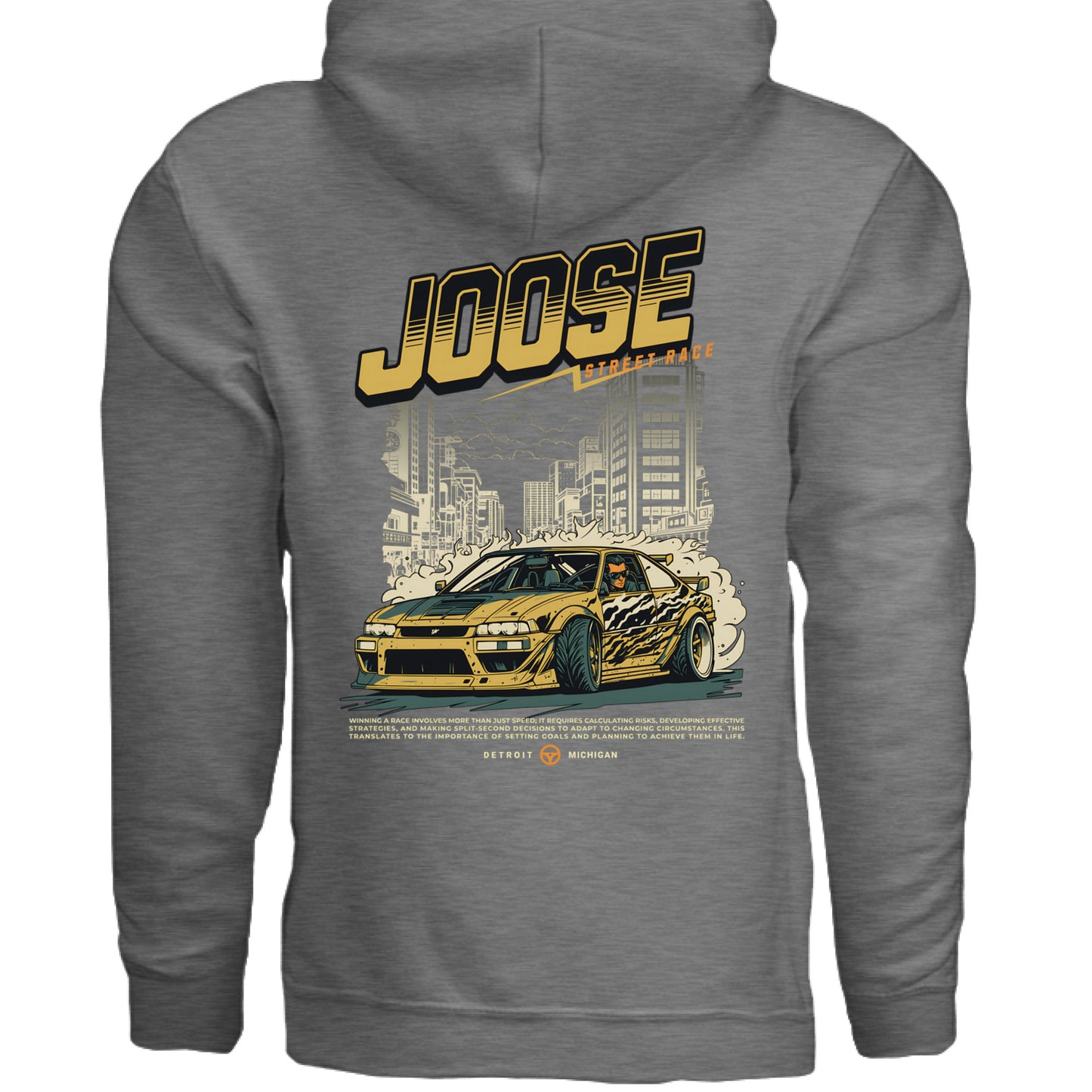 GRAPHITE HEATHER - BACK