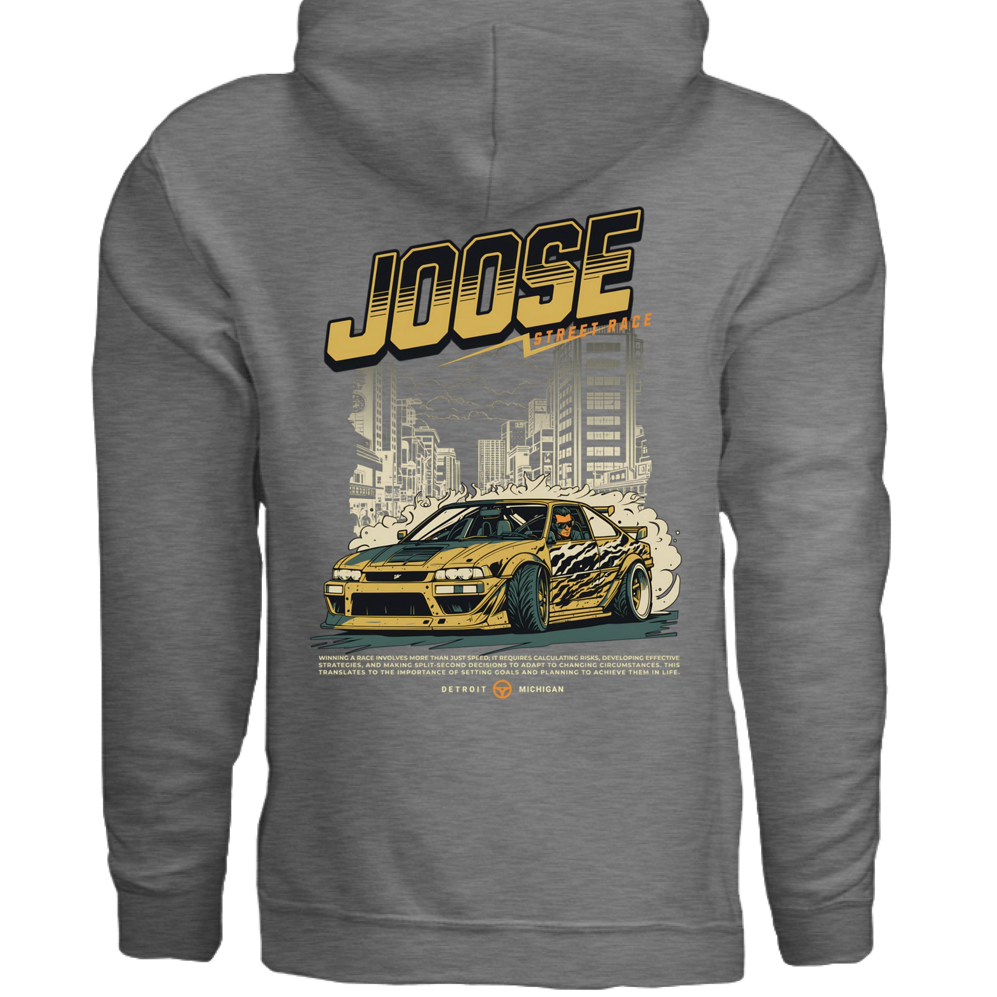 GRAPHITE HEATHER - BACK